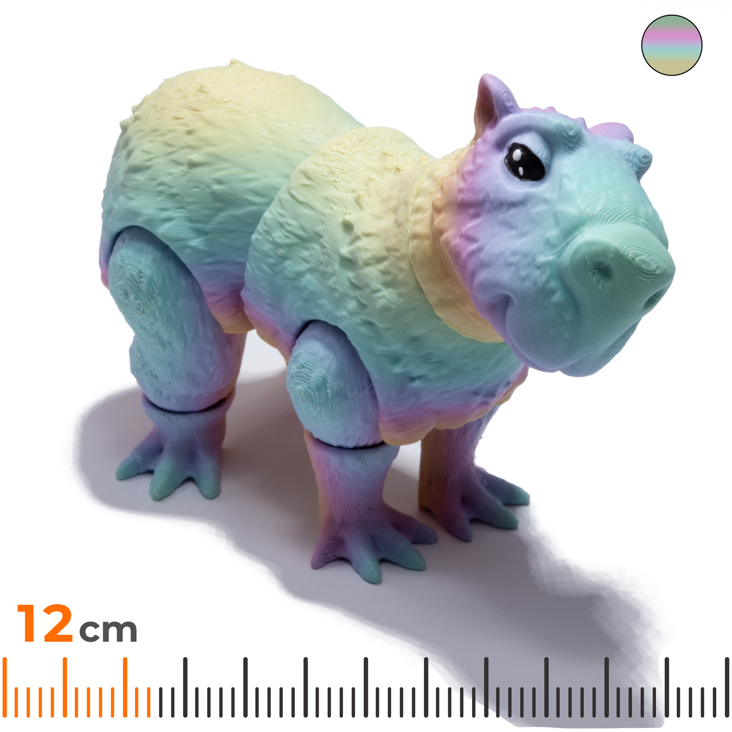 Capybara - Pastel Rainbow