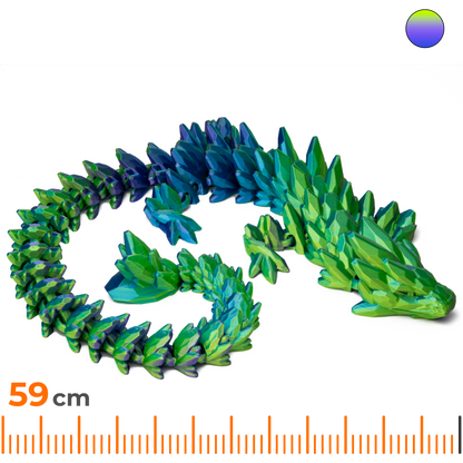 Gem Dragon Adult - Blue-Purple-Yellow