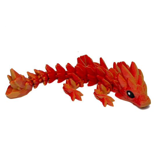 Gem Baby Dragon - Red-Yellow (Matte)