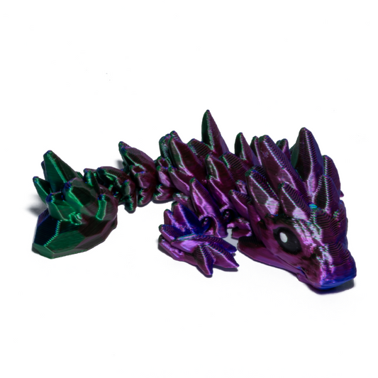 Gem Dragon keychain - Red-Green-Blue