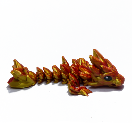 Gem Dragon keychain - Fiery