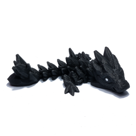 Gem Dragon keychain - Black