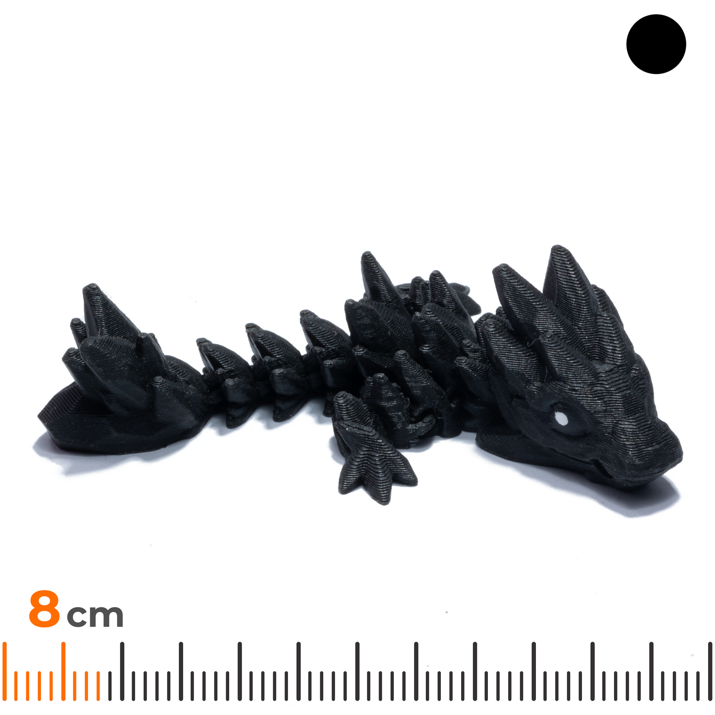 Gem Dragon keychain - Black