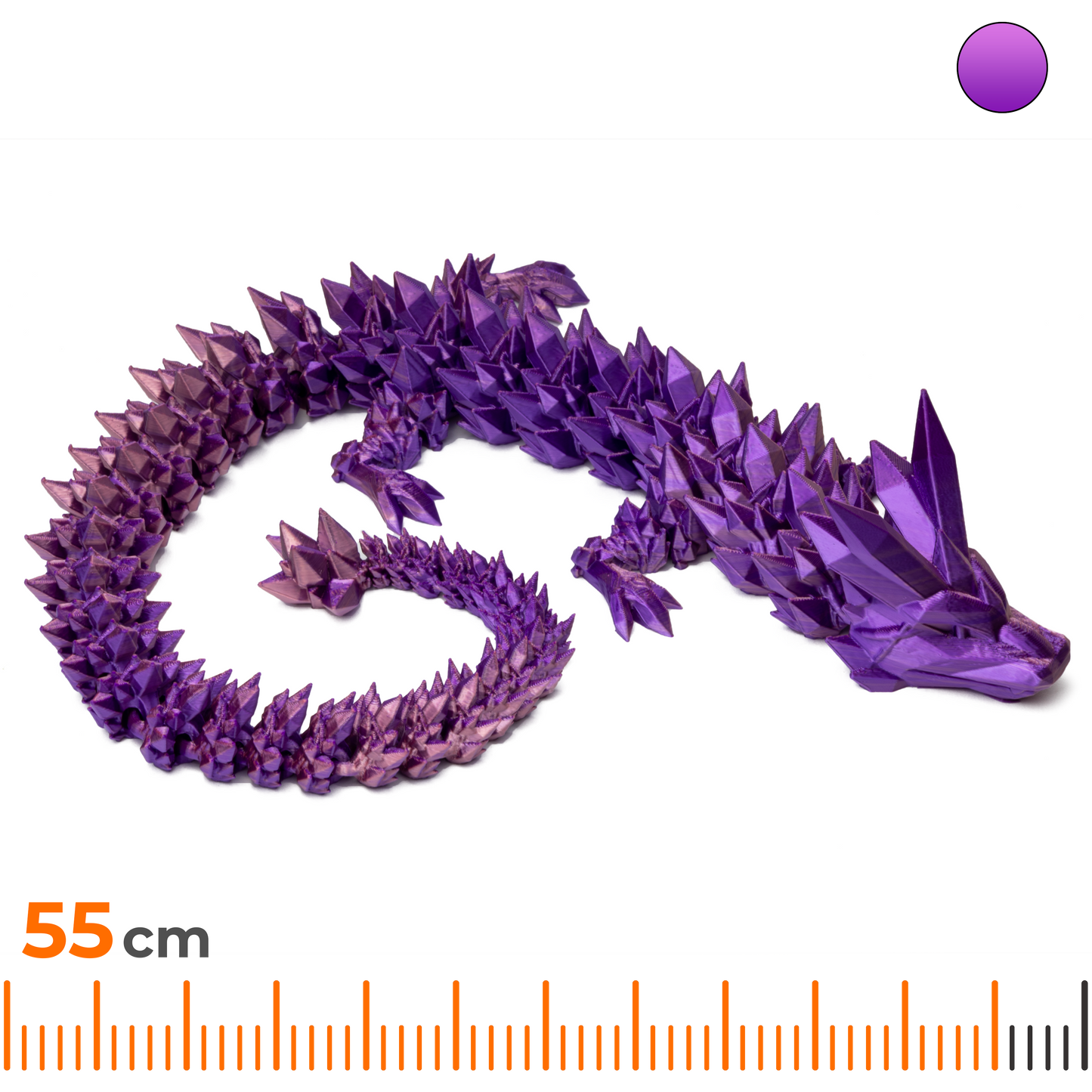 Crystal Dragon Adult - Pink-Purple