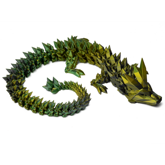 Crystal Dragon Adult - Gold-Green-Black