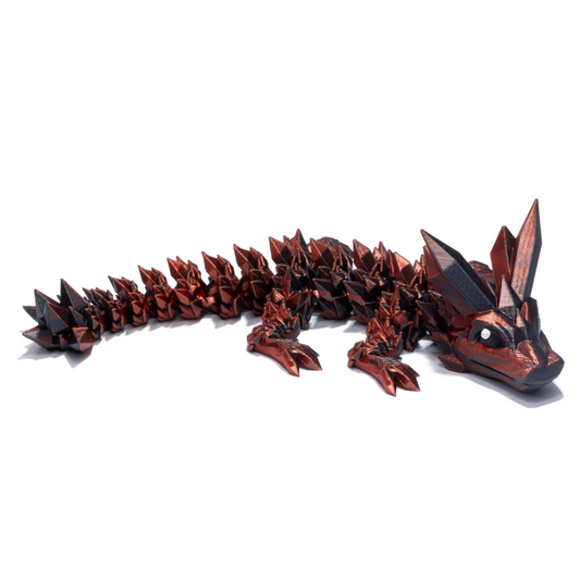 Crystal Baby Dragon - Red-Black