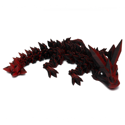 Crystal Baby Dragon - Red-Black (Matte)