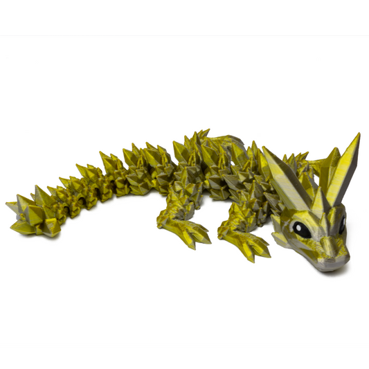 Crystal Baby Dragon - Gold-Silver