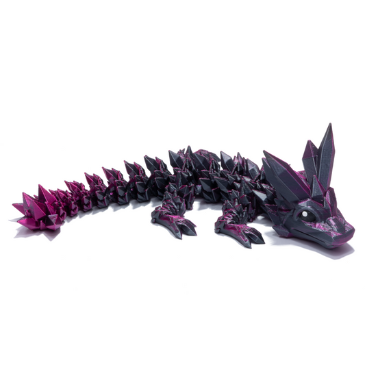 Crystal Baby Dragon - Purple-grey