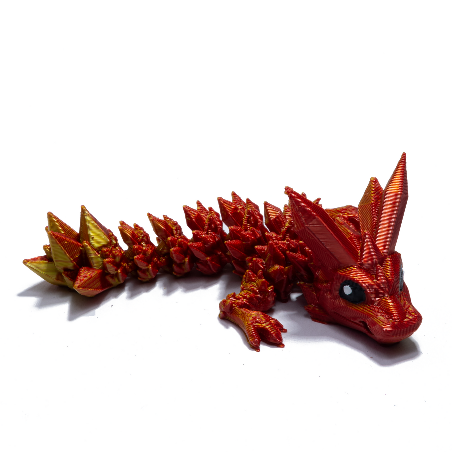 Crystal Dragon keychain - Fire