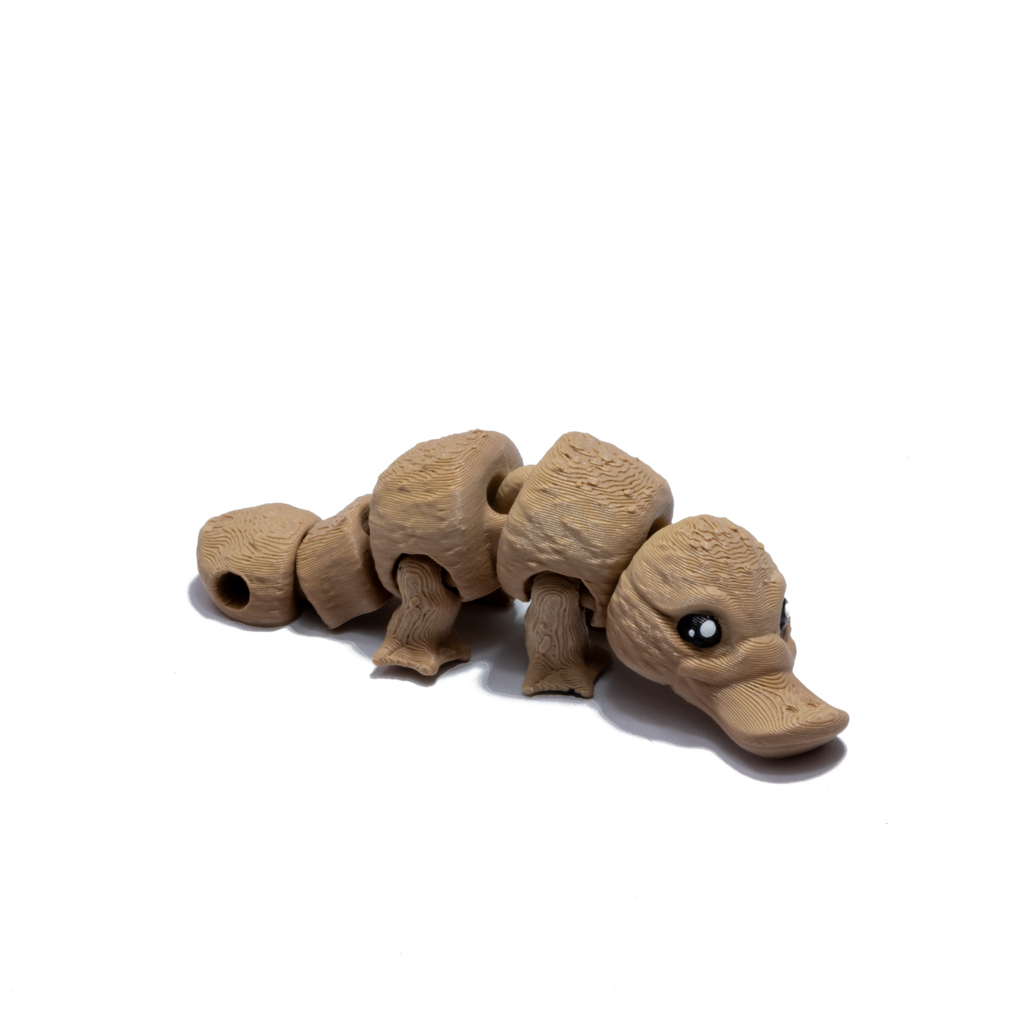 Platypus keychain - Gradual Brown