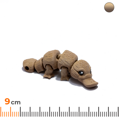 Platypus keychain - Gradual Brown