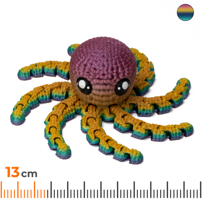 Knitted Octopus - Candy mix