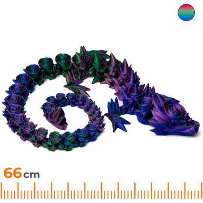 Flower Dragon Adult - Red-Green-Blue