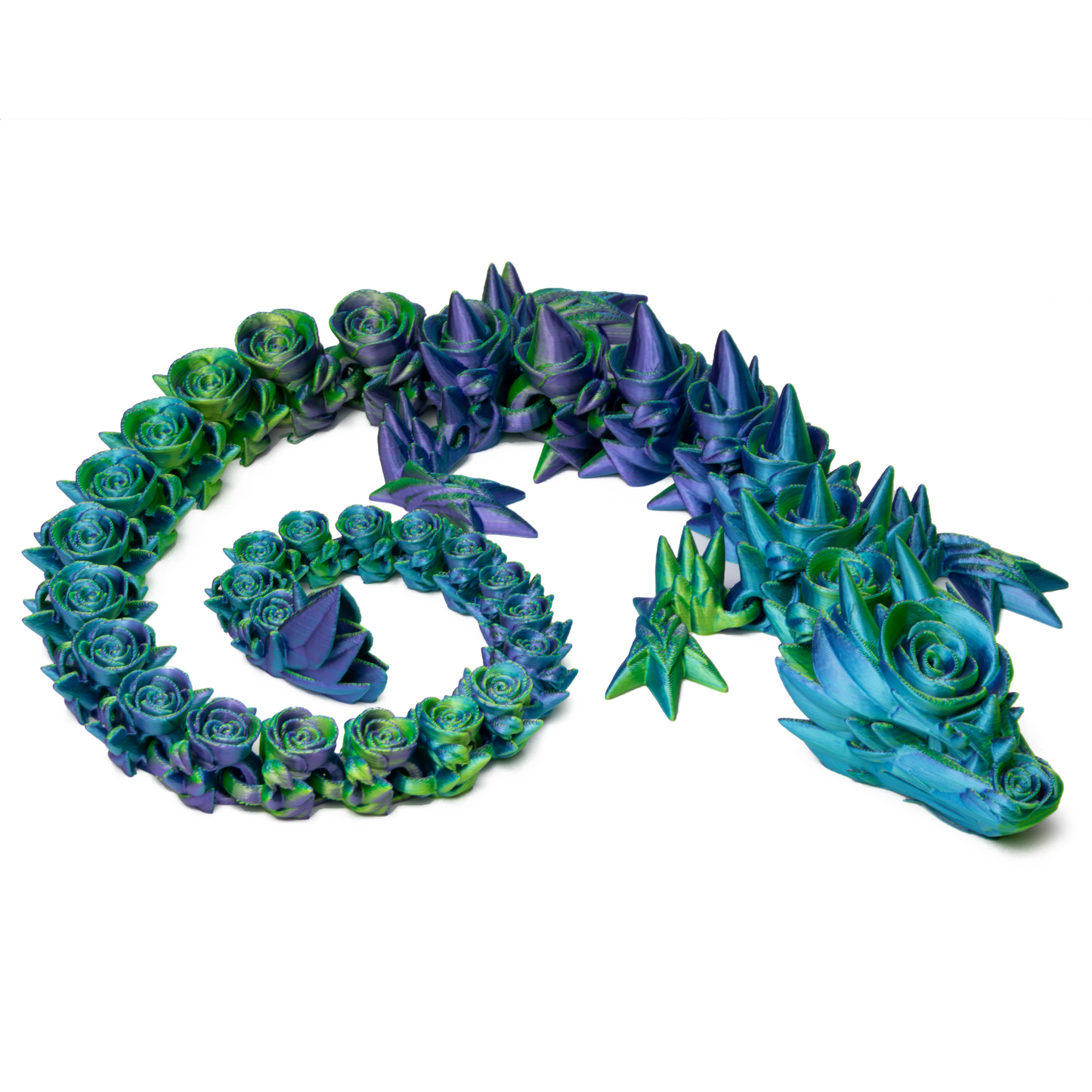 Flower Dragon Adult - Blue-Purple-Yellow