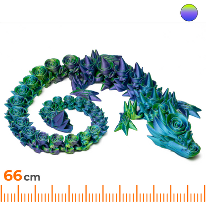 Flower Dragon Adult - Blue-Purple-Yellow