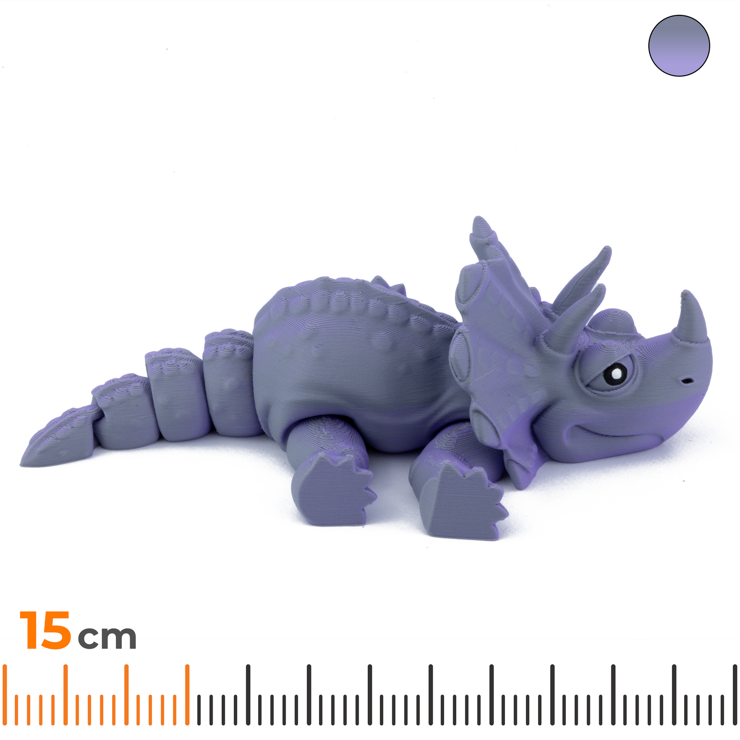 Triceratops - Purple-grey