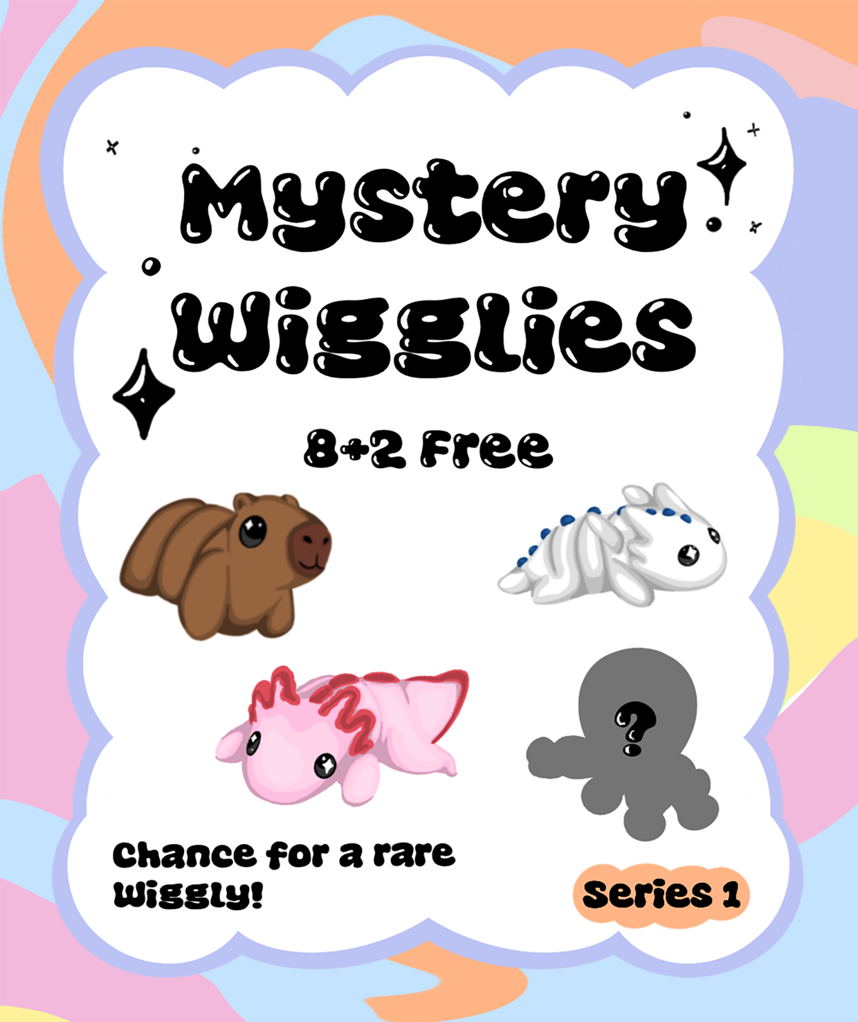 Mystery Wigglies 1. Series - 8+2 Free | EN