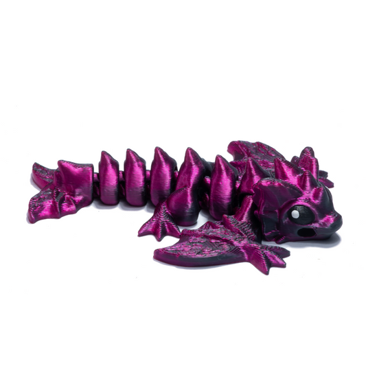 Wyvern keychain - Purple-grey