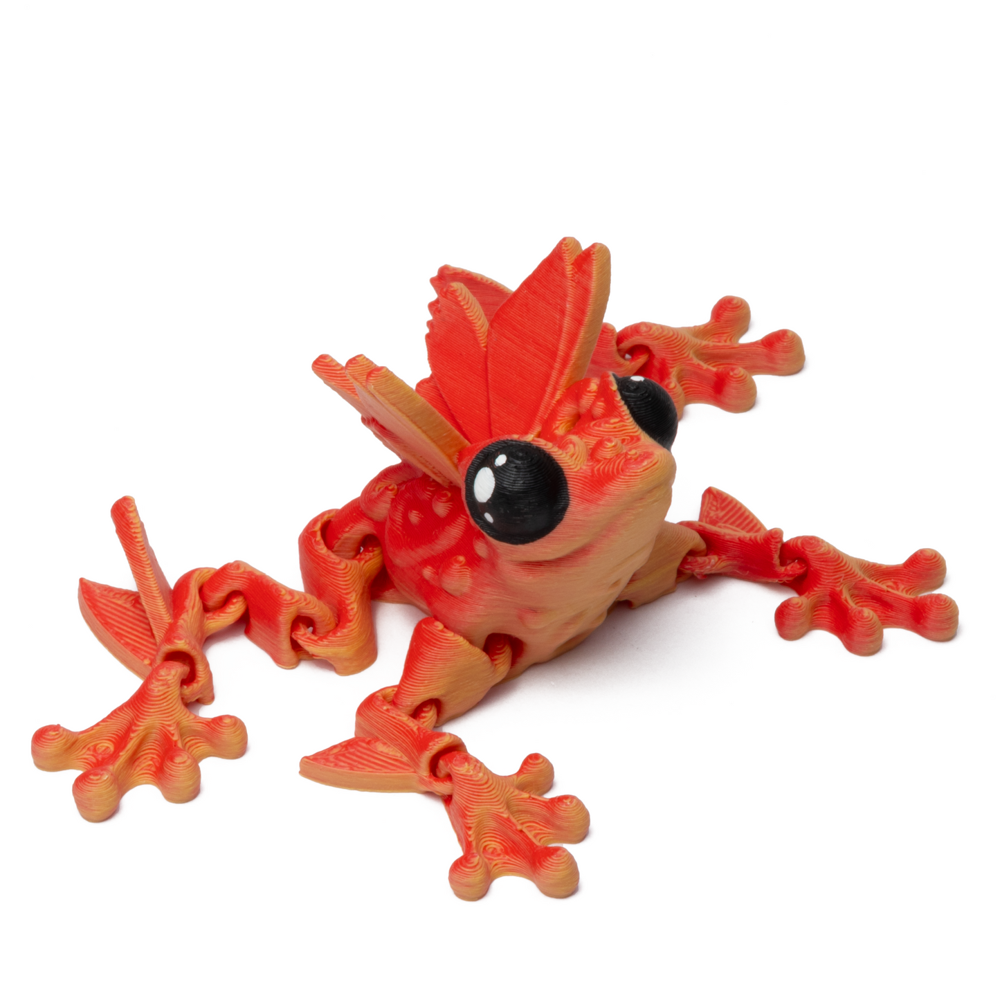 Butterfly frog - Red-yellow (matte)