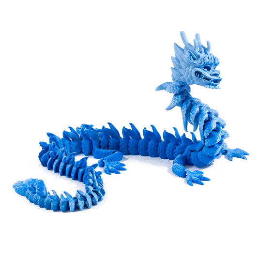 Chinese Dragon Adult - Red-Blue (Matte)